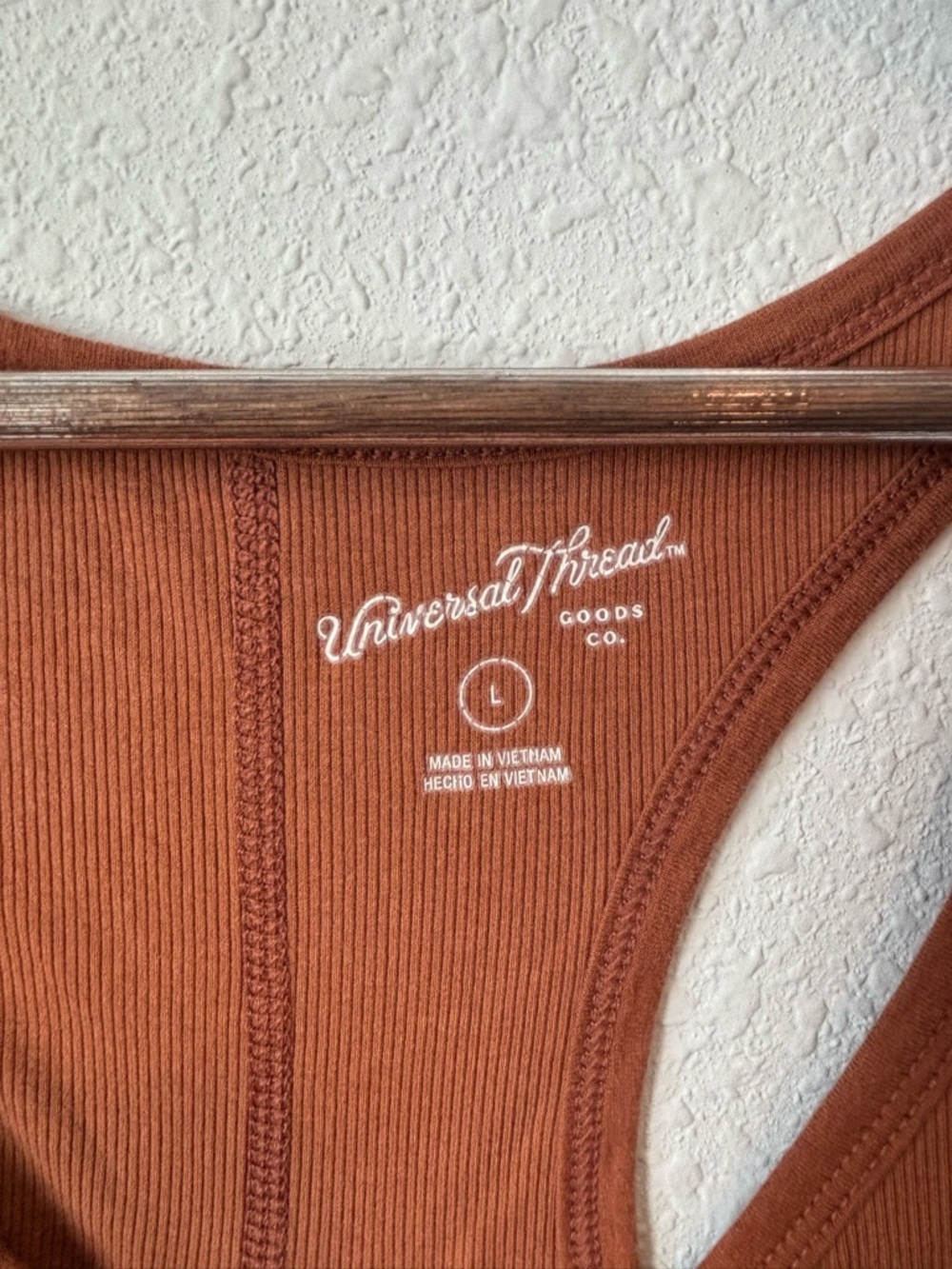 Universal Thread Women's Rust Racerback Tank Top - Picture 3 of 3